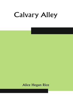 cover image of Calvary Alley
